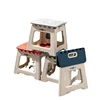 Hot Adult Children Portable Folding Stool Thickened Plastic Saddle Chair for Outdoor Activities and Fishing Gifts Party Favors 2