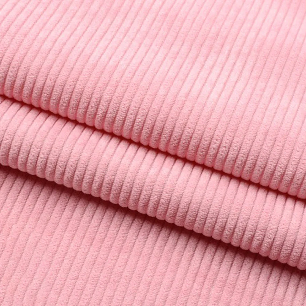 Corduroy Fabric Solid Color Stripe - 50x150cm for Sewing & Home Textiles