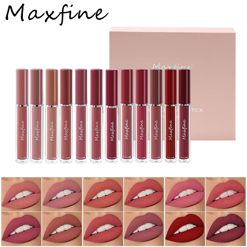 6-color Lip Gloss Liquid Lipstick Stain-proof Waterproof