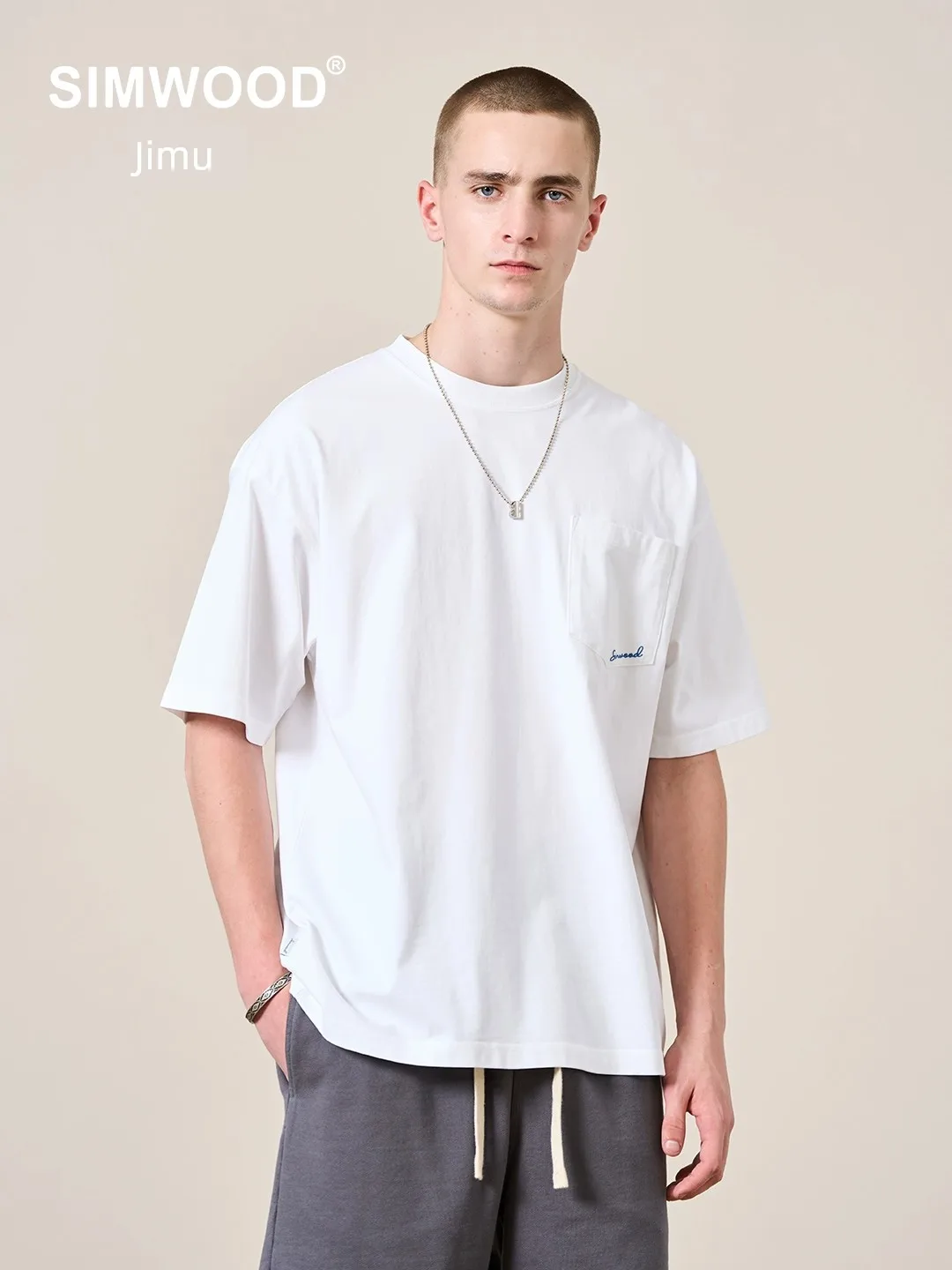 

Simwood Ultra Loose Fit Casual Short Sleeved WorkWear