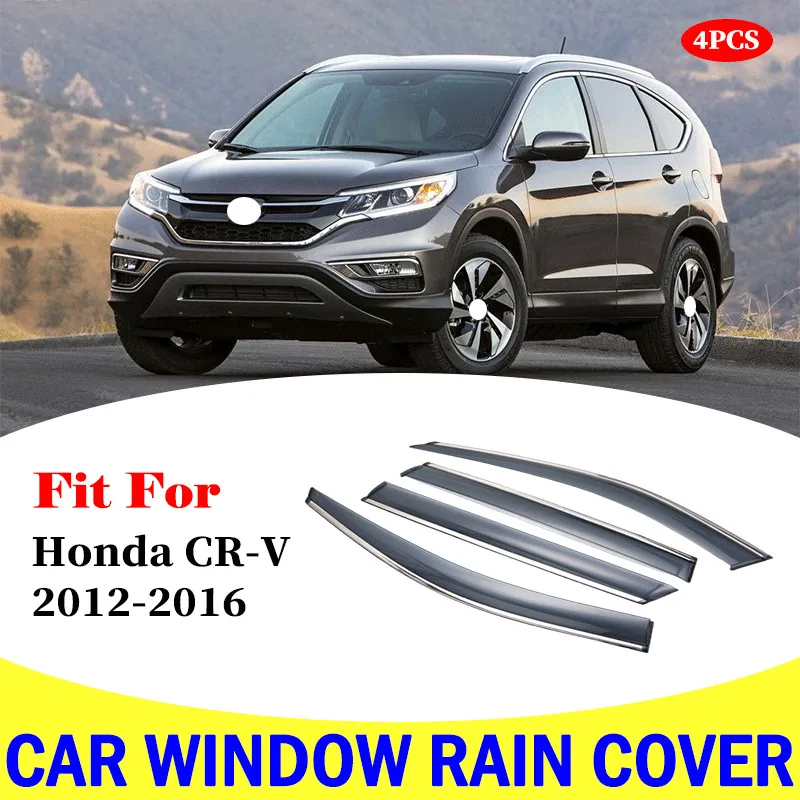 ForHondaCRVCRV20122016windowvisorcarrainshielddeflectors
