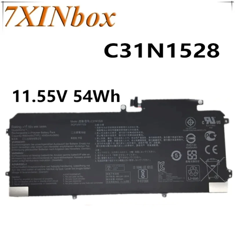 

7XINbox 11,55 V 54Wh оригинальный C31N1528 Аккумулятор для Asus UX360 UX360CA UX360CA-C4008T C4028T C4041T FC060T UBM1T 0B200-00730200