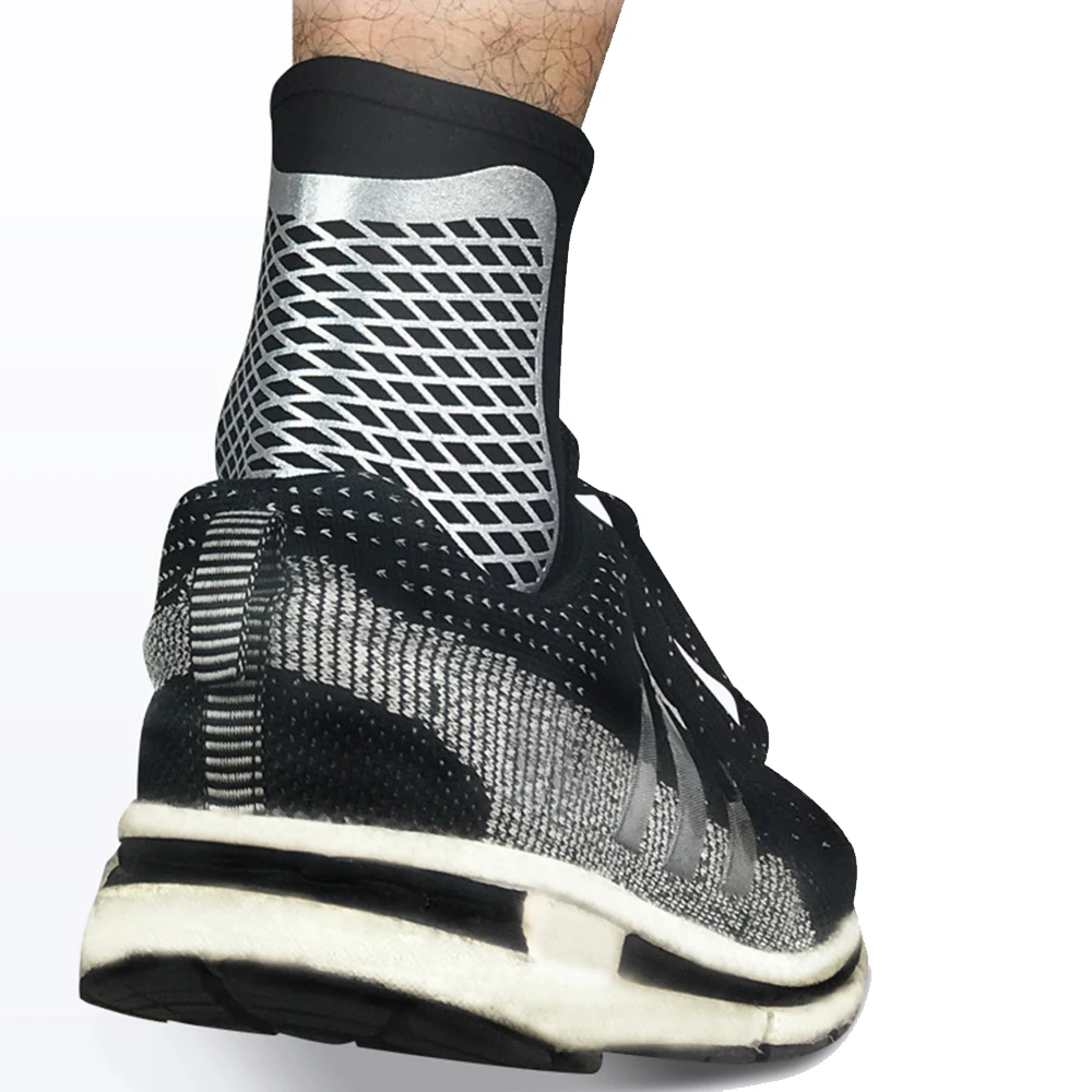 Sports Ankle Brace Compression Sleeve Plantar Fasciitis Sock Achilles Tendonitis Joint Pain Reduces Swelling Heel Spur Pain