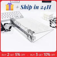 A5 Acrylic Transparent Photo Card Binder, DIY Detachable Binder, Loose-leaf Photo Album, 6 Hole Acrylic Album Kpop Binder 1