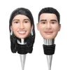 Couple Bottle Openers Personalized Bobblehead,Custom Groomsmen Gifts Bobble Head,Polymer Clay and Stainless Steel 1