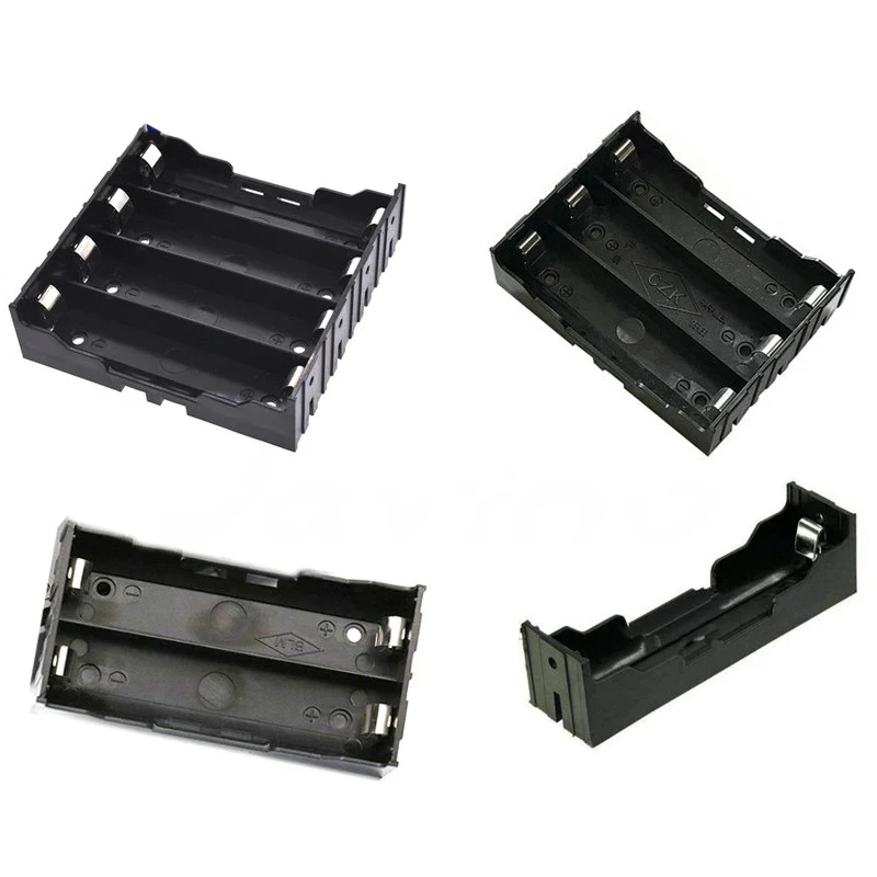 18650 Battery Storage Case Holder ABS 1X 2X 3X 4X 1 2 3 4 Slot Batteries Container