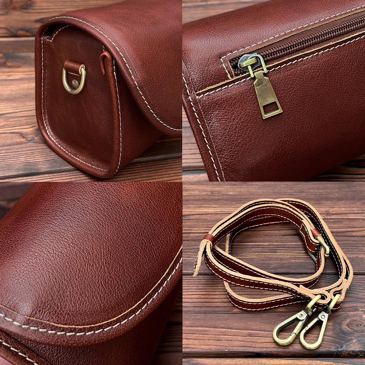 Women Bags Genuine Leather Handmade Shoulder Handbag Bags Tote Bag Shopping Tote Custom Fashion Ladies Large Capacity Bag