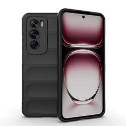 Luxurious Soft-Touch Silicone Protective Phone Case for OPPO Reno 11 Pro 5G (Black)
