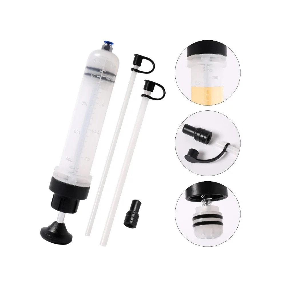 1.5L OilFluid Hand Tool Oil Extractor Pump Extractor Filling Oil Change Syringe Bottle Transfer Automotive Fuel Extraction Pump