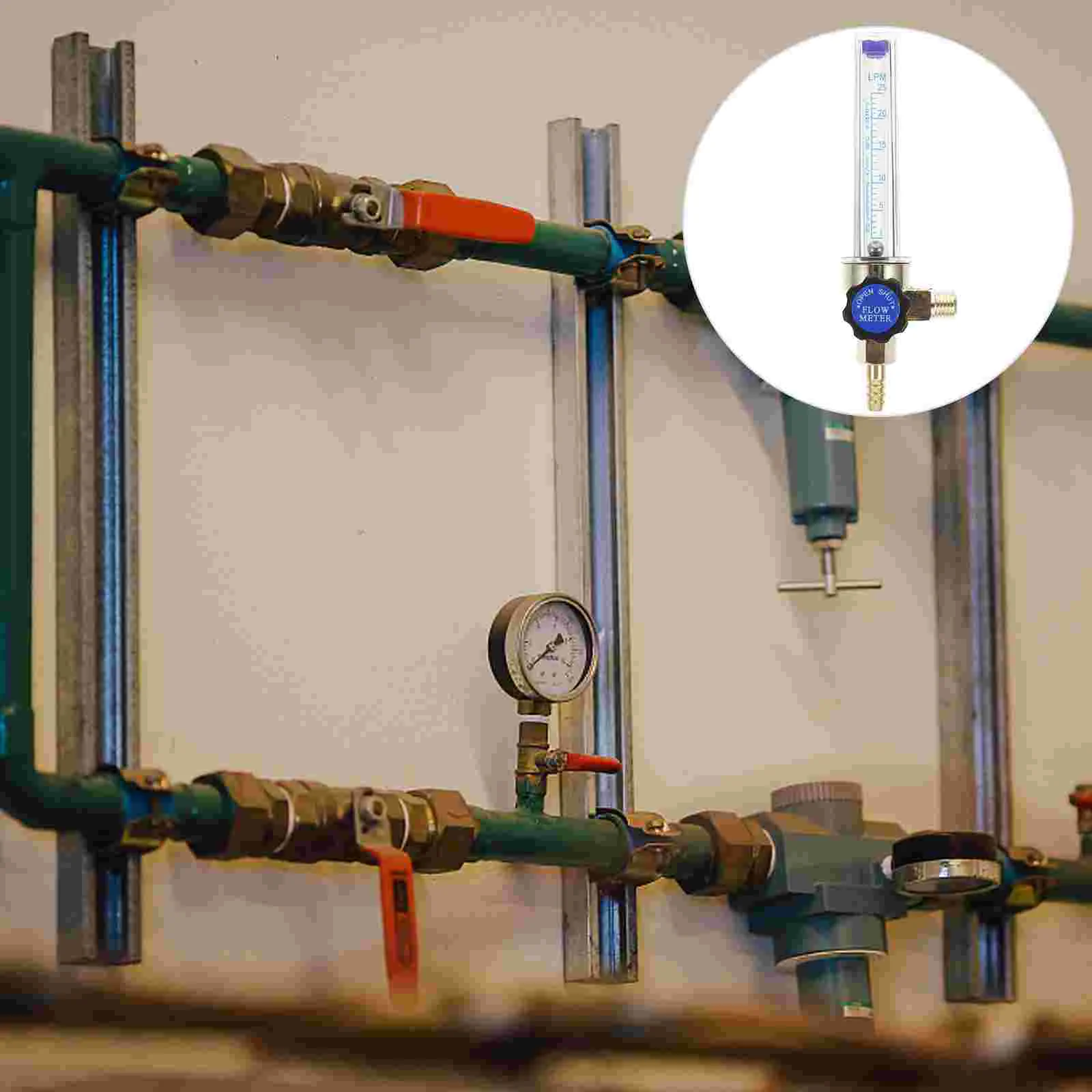 Flowmeter Regulator Gas Carbon Dioxide Tire Air Indicator for Nitrogen Ppe Argon CO2