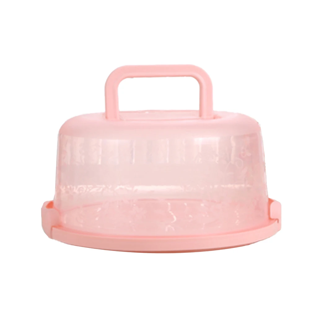 

Cake Box Bakery Package Container Nonslip Dessert Holder Carrier Green