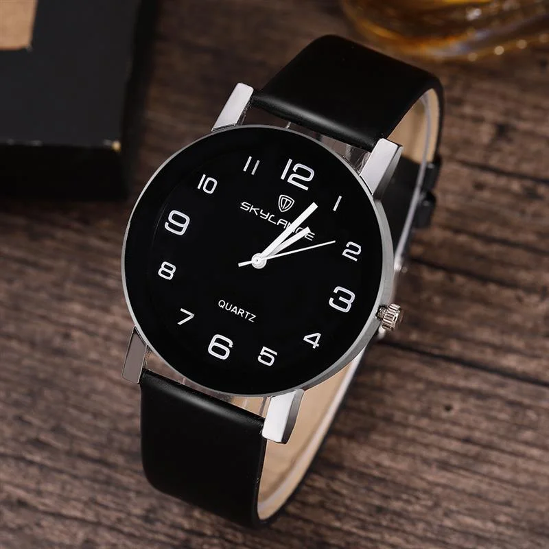 

Hot Sale Bracelet Watch Women Fashion Leather Black Quartz Wrist Casual Watches Ladies Clock Relogio Feminino Reloj Mujer