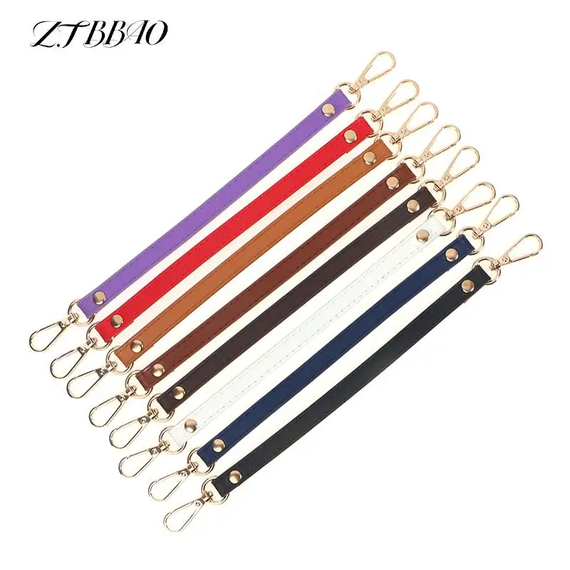 

1PCS Artificial PU Leather Casual Comfortable Handle Strap Bag Belt Short Shoulder Strap Replacement Belt Fashion Bag Handle