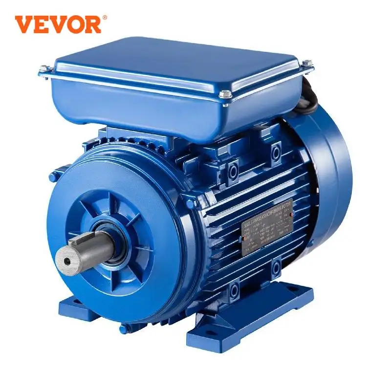 Vevor 2.2KW 2860Rpm Eenfase Asynchrone Inductie Elektrische Motor B3 Voet Gemonteerd Voor Water Pompen, Landbouwmachines