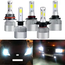 

2pcs Universal Super Bright HeadLight Car LED H4 H7 H1 H11 H3 9004 9005 9006 9007 Headlights Bulb 72W 6500K Headlamp for All Car