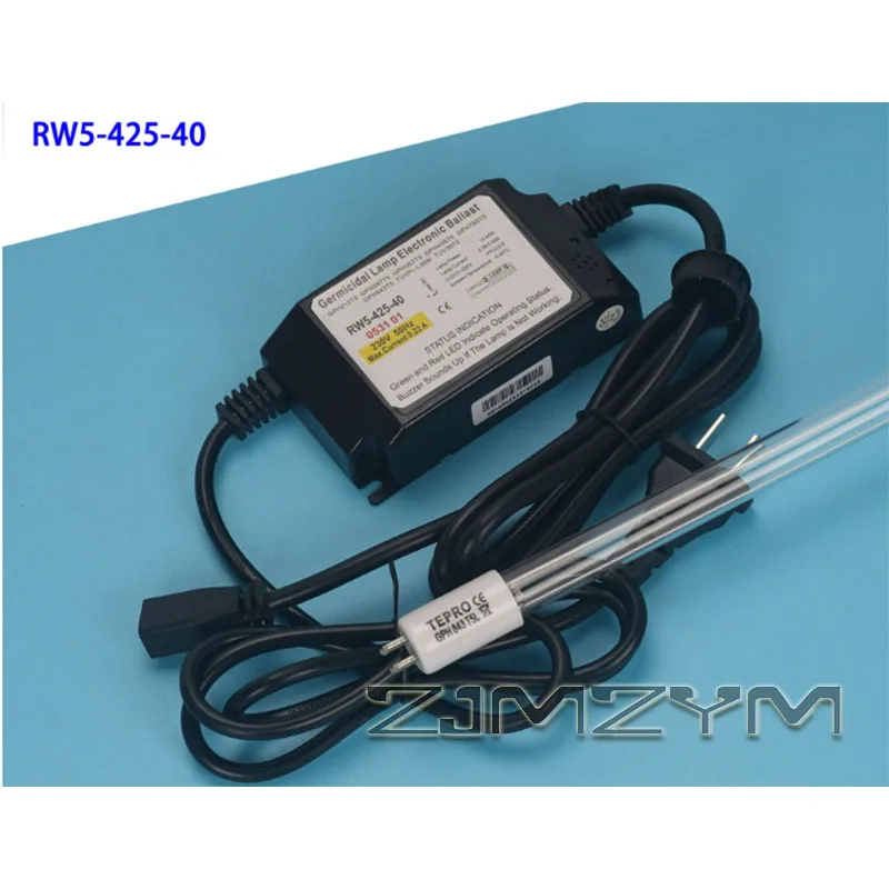 RW5-425-40 UV 전자식 안정기 살균 램프 안정기(부저 알람 포함) UVC 램프 드라이버 220V EU 플러그 CN 플러그 선택 가능