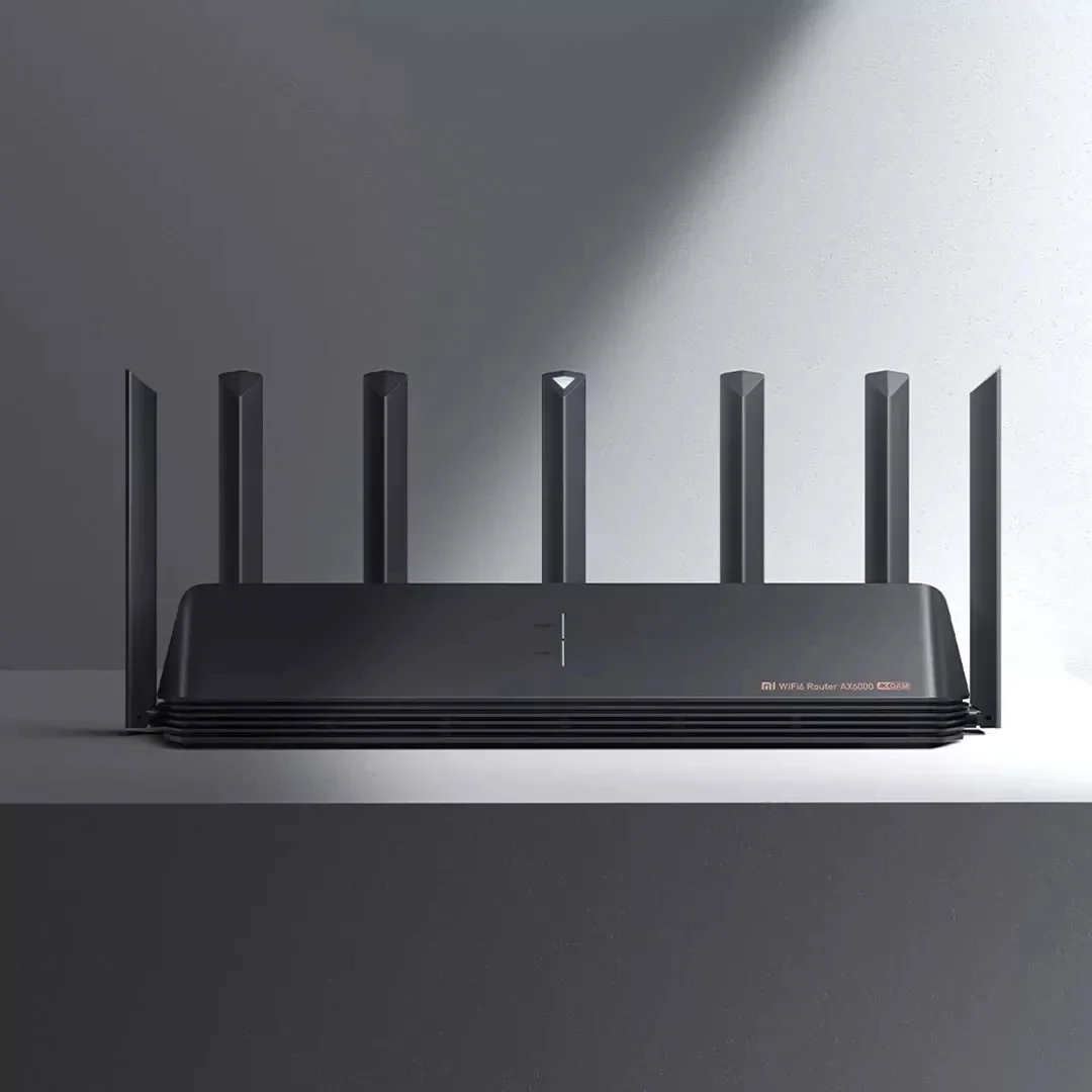 Used China Version Xiaomi AX6000 AIoT Router Wifi 6 5G 2.5G Wifi6 Security 6000Mbs Gigabit Rate Qualcomm External Signal
