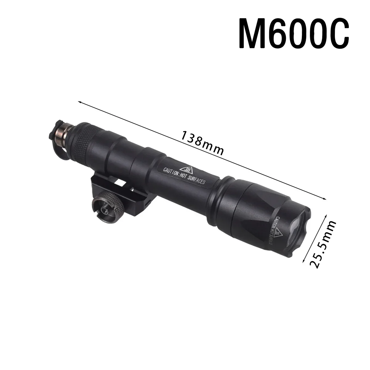 Surefire M600C M600 M300 Tactical Weapon Light Airsoft Powerful Flashlight Fit 20mm Rail Scout Rifle Hunting Gun LED Lamp