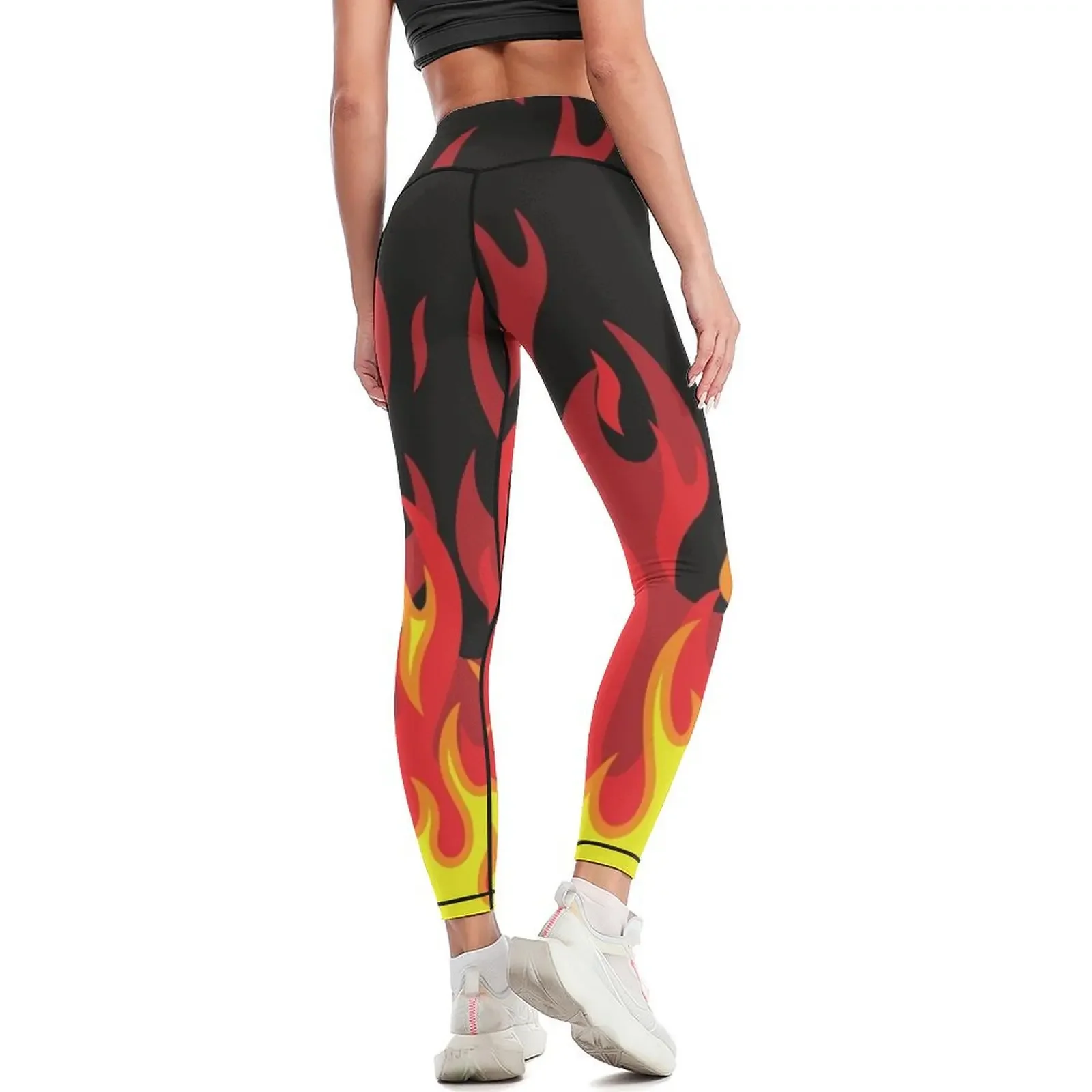 On Fire Mask Leggings Legging sport Sports female Legging sexy woman legging pants raises butt Womens Leggings