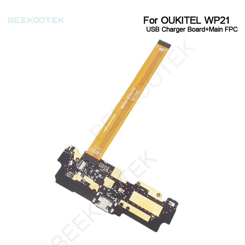 Original Oukitel Wp21 Usb Placa Base de Carga Carregamento Doca Porto Placa com Placa-mãe Principal Fpc Peças para Oukitel Wp21 Telefone Novo - Image 2