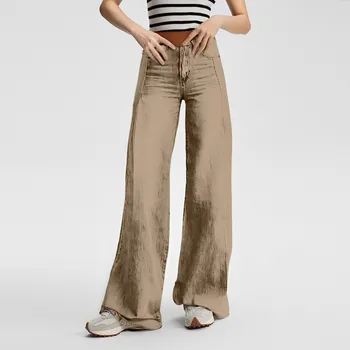 Women's Fashion Casual Versatile Vintage Wide Leg Jeans 3