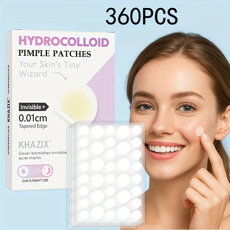 360PCS of acne-removing patches suitable for all skin types and various occasions, free of fragrance and alcohol.