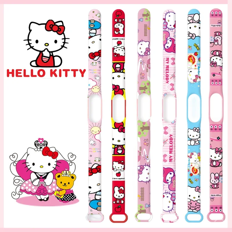 Sanrio-Hello-Kitty-Strap-for-Xiaomi-Mi-Band-7-6-5-4-3-Bracelet-Cartoon ...