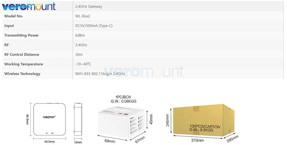 controle wifi sem fio miboxer com suporte para controle por aplicativo controle por voz para milight