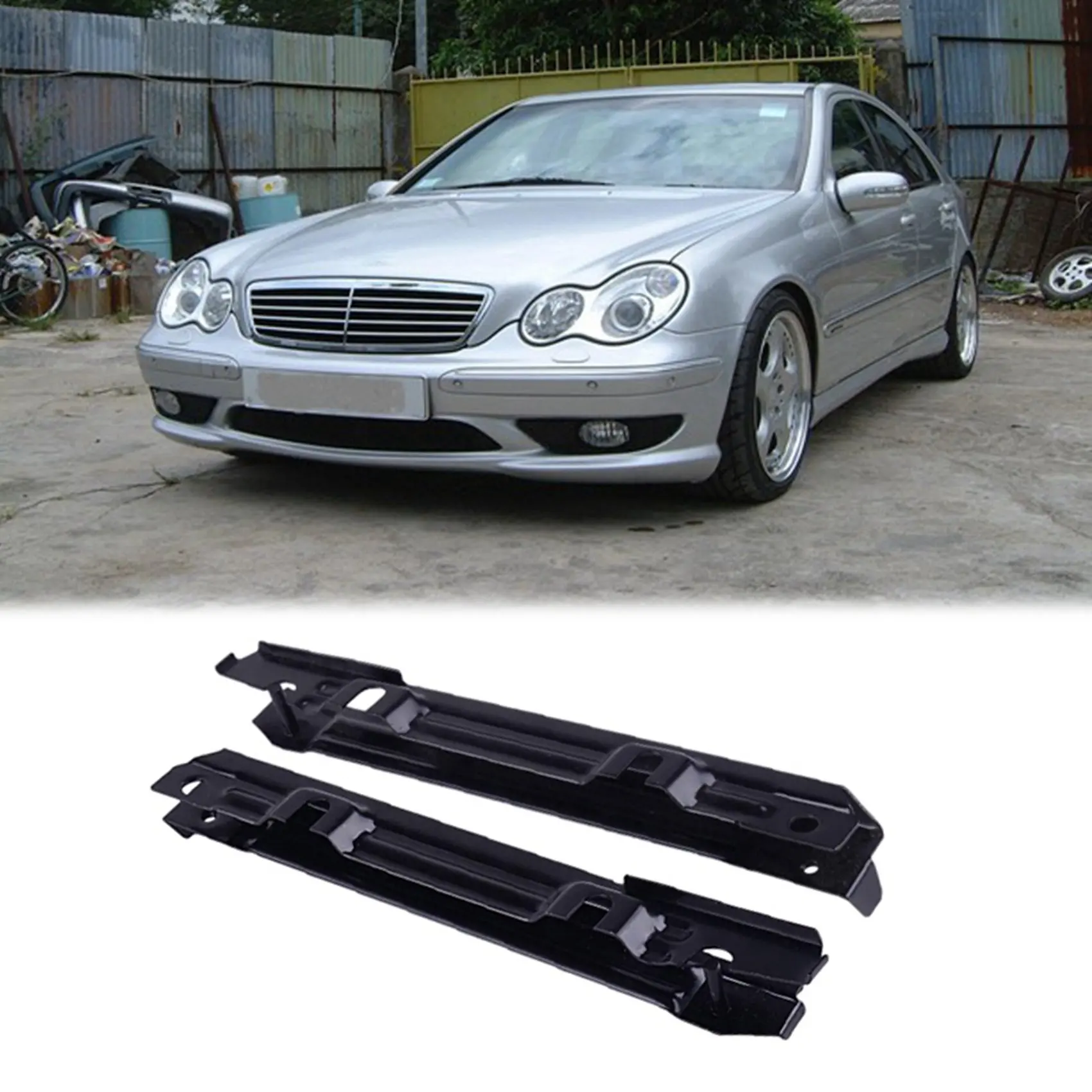 

6Pcs Front Bumper Bracket End for Mercedes W203 C-Class 2038801114 2038801214