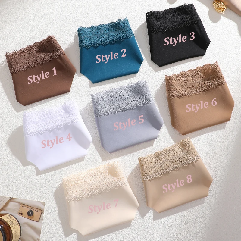 delicate lace trim detail on thong