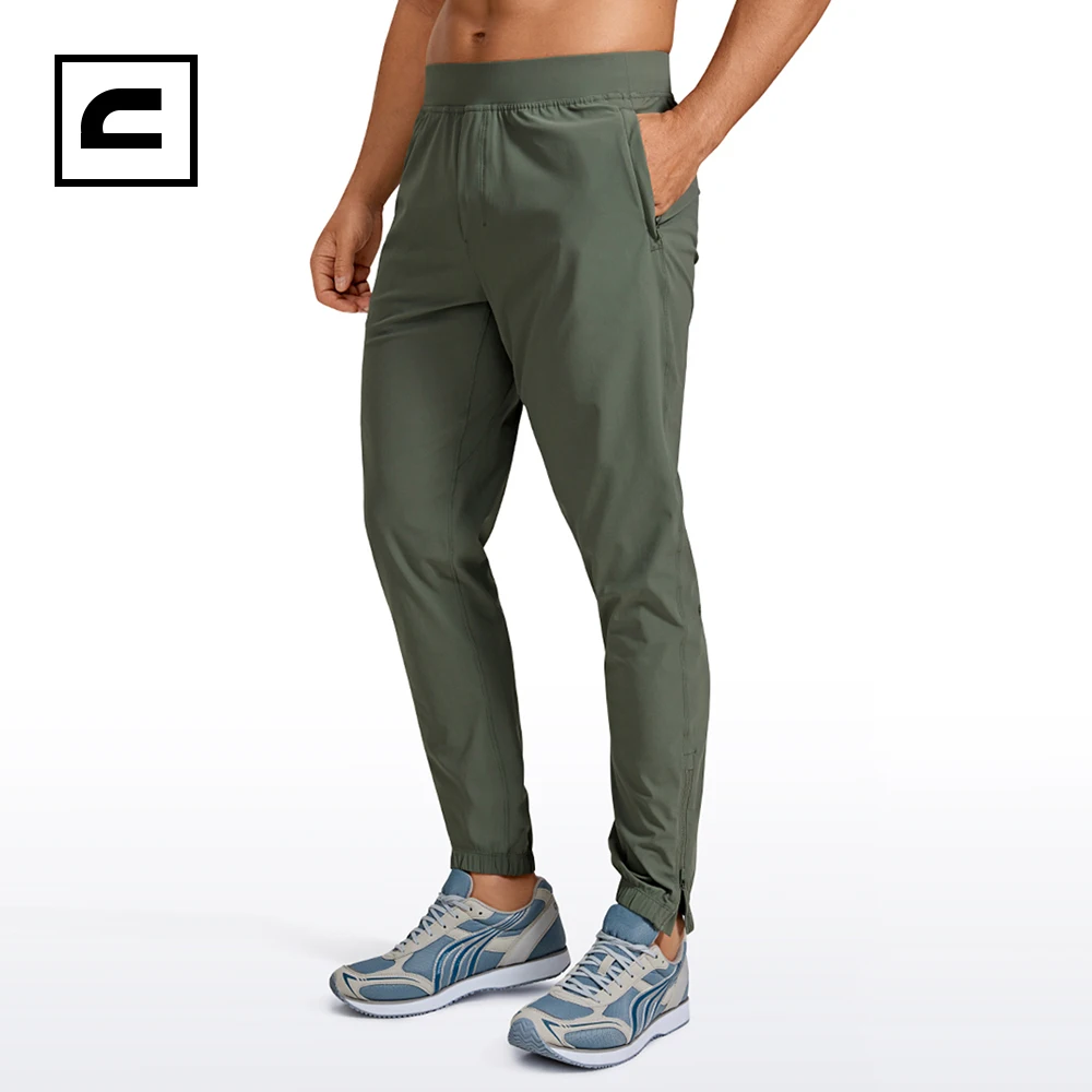 Men's Joggers Pants 29" Quick Dry Workout Pants Track Running Gym Athletic Casual Sports Pants with Zipper Pockets