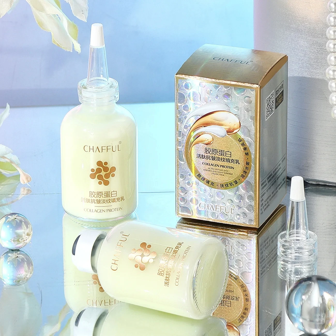 Collagen Face Serum skincare Facial Essence Liquid Firming Moisturizing Nourishing Facial Serum Skin Care 1