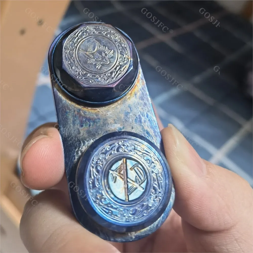 ZDEDCダブルホイールチューニングフォークストームチタンフィ