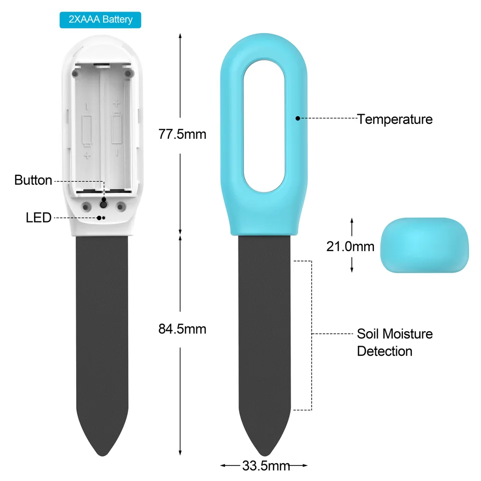 Smart Zigbee Soil Tester with Temperature and Humidity Features