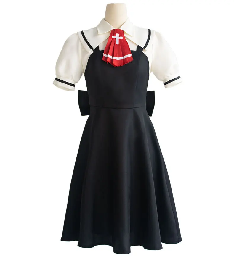 AIR Kamio Misuzu Cosplay Costume with Wig for Women (Unofficial)