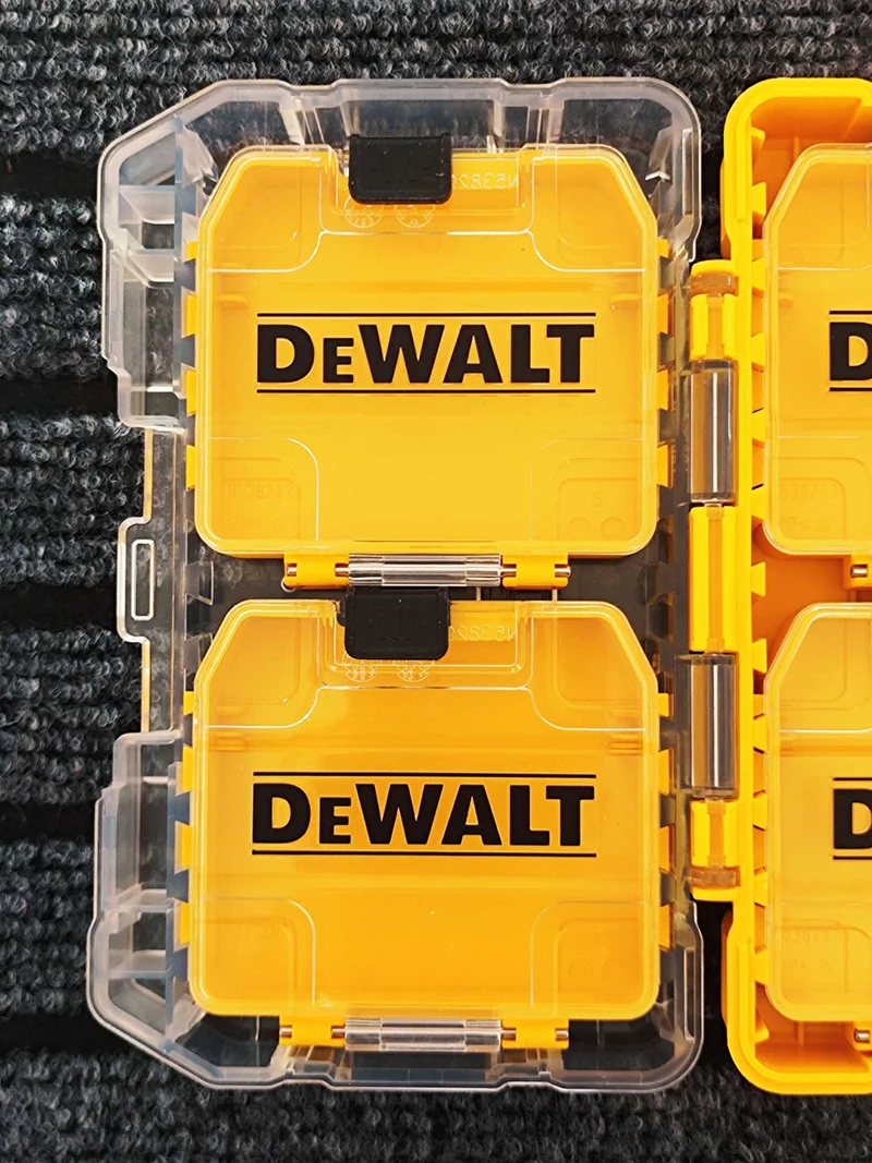 Dewalt Bohrer Teile Aufbewahrung sbox Bit halter Schall wand Elektro werkzeuge Zubehör stapelbar Tough Case Batch Kopf Teiler Regal – Detail 26