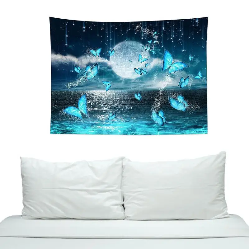 

Tapestry Butterfly Dreamy Tapestry Decorative Aesthetic Wall Galaxy Art For Living Room Bedroom College Dorm Decoration