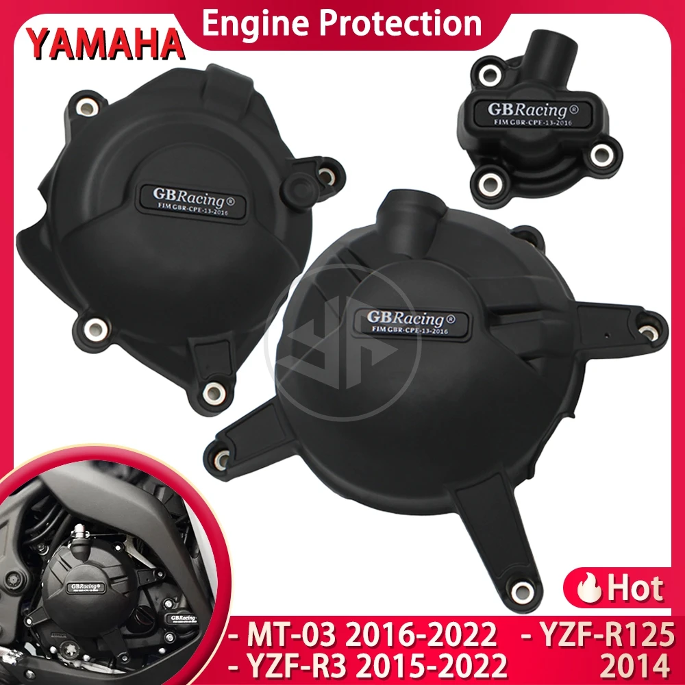 For YAMAHA MT-03 YZF-R3 2015 YZF-R125 2014 Motorcycle Accessories GB Racing Engine Protection