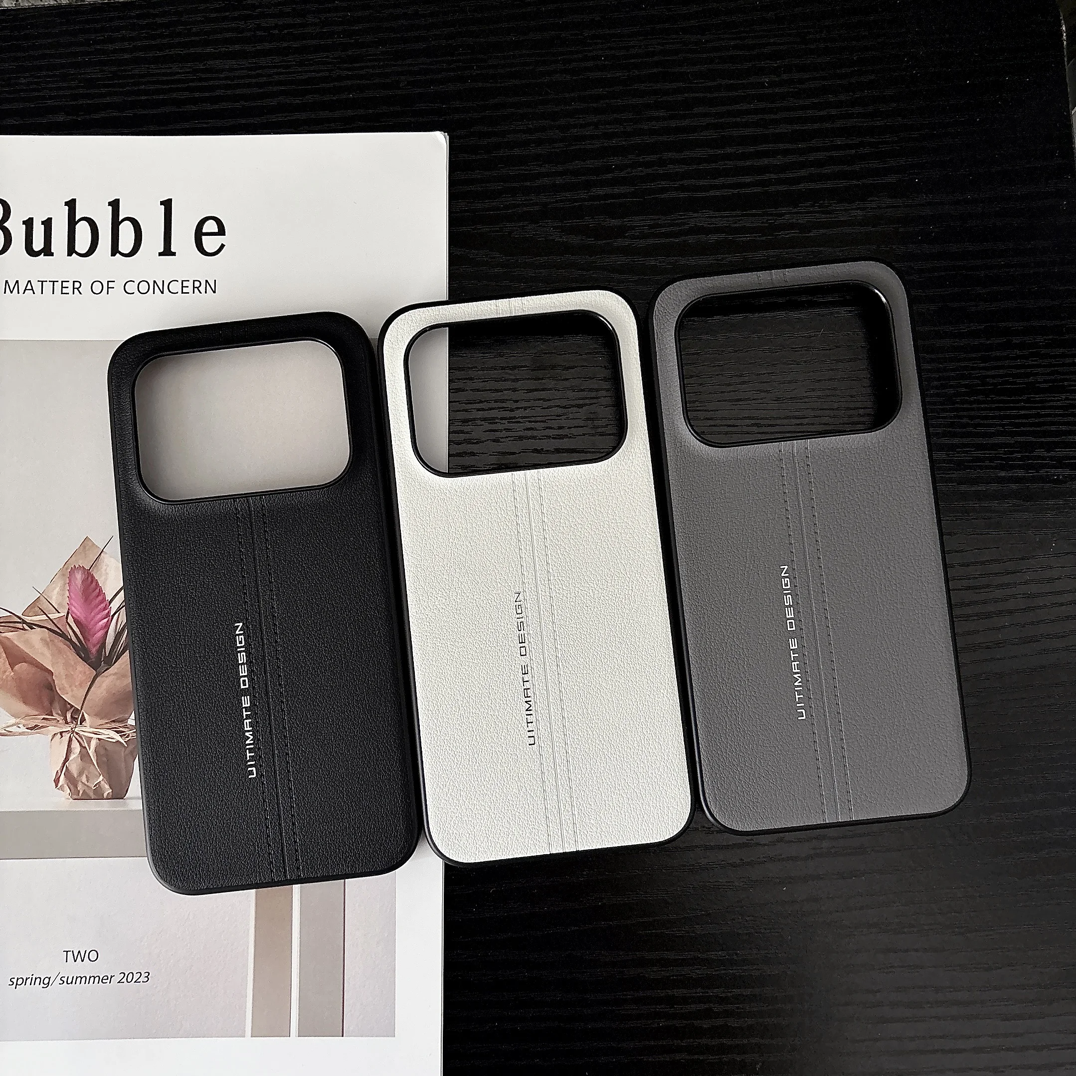 Luxury Leather Mid-Line Ultimate Design Slim Protective Phone Case