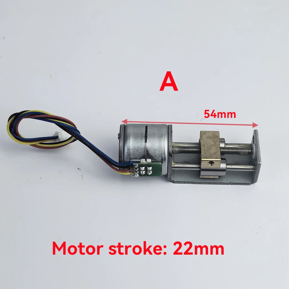 DC 5V/12V 15mm/20mm 스테퍼 모터 22mm/35mm/55mm 스트로크 리드 리니어 스크류 너트 슬라이더 2-페이즈 4-와이어 DIY 3D 프린터