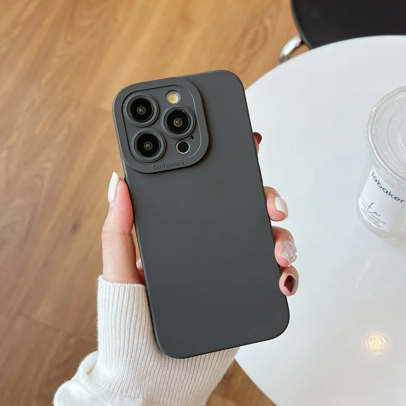 Premium Liquid Silicone Full Cover Phone Case - Sleek and Durable Protection