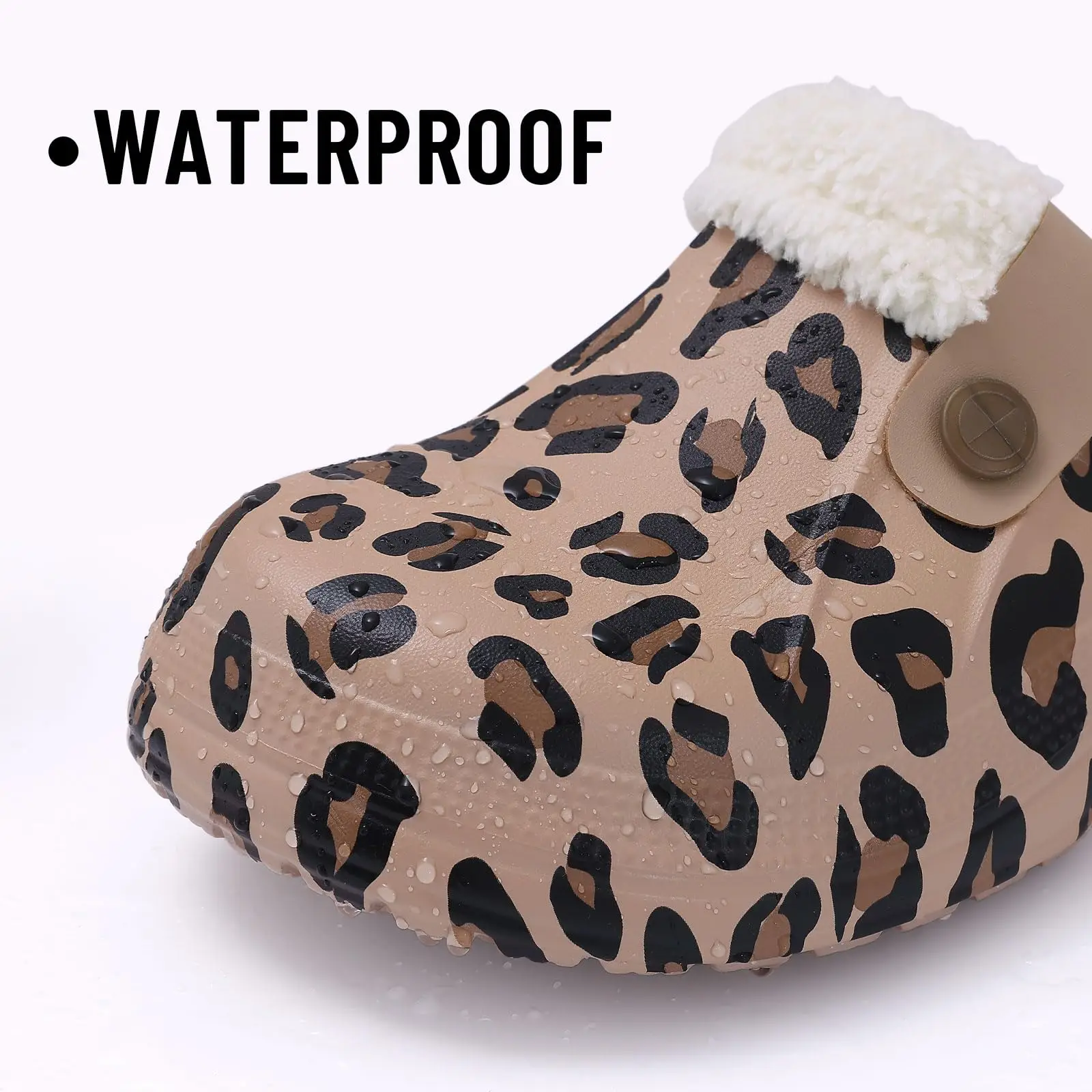 Waterproof Winter Slippers Warm Fluffy Outdoor Shoes