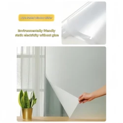 Translucent Matte White Frosted Privacy Window Film - 30Cmx1M (Pure)