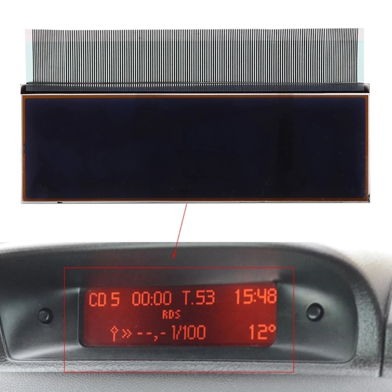자동차 LCD 디스플레이 중앙 내비게이터 스크린 패널 수리 부품, 652F 내비게이션 패널 교체, 206 C5 Xsara Picasso 