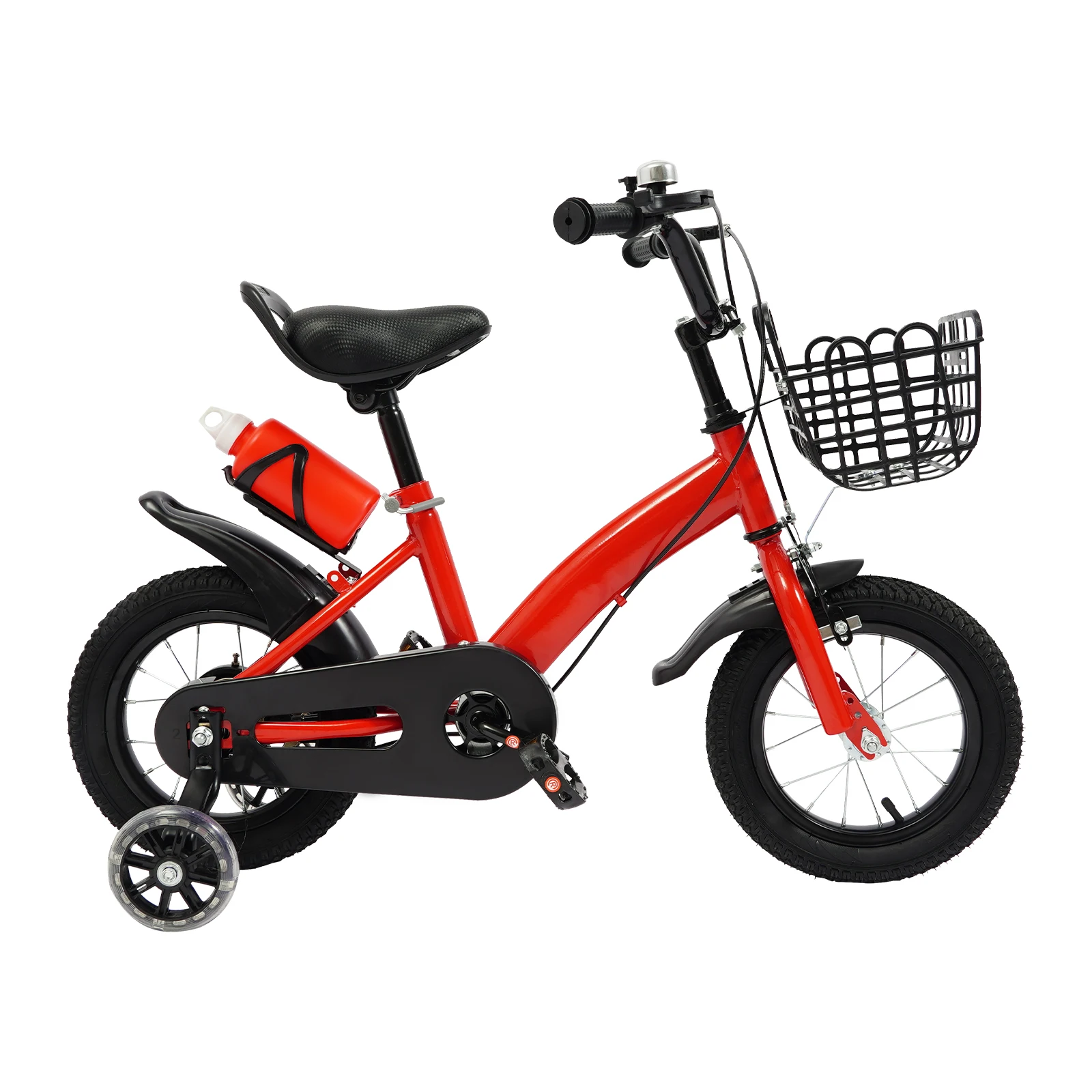 Glerc 12 Pouces, vélo rétro pour Filles de 3 4 5 Ans avec Roues d