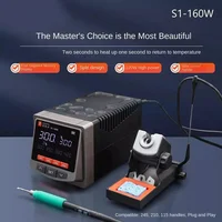 YCS S1-160W Automatic Sleep Soldering Iron Soldering Station Compatible with 245/210/115 Repair Welding Station 120W Tools Set 6