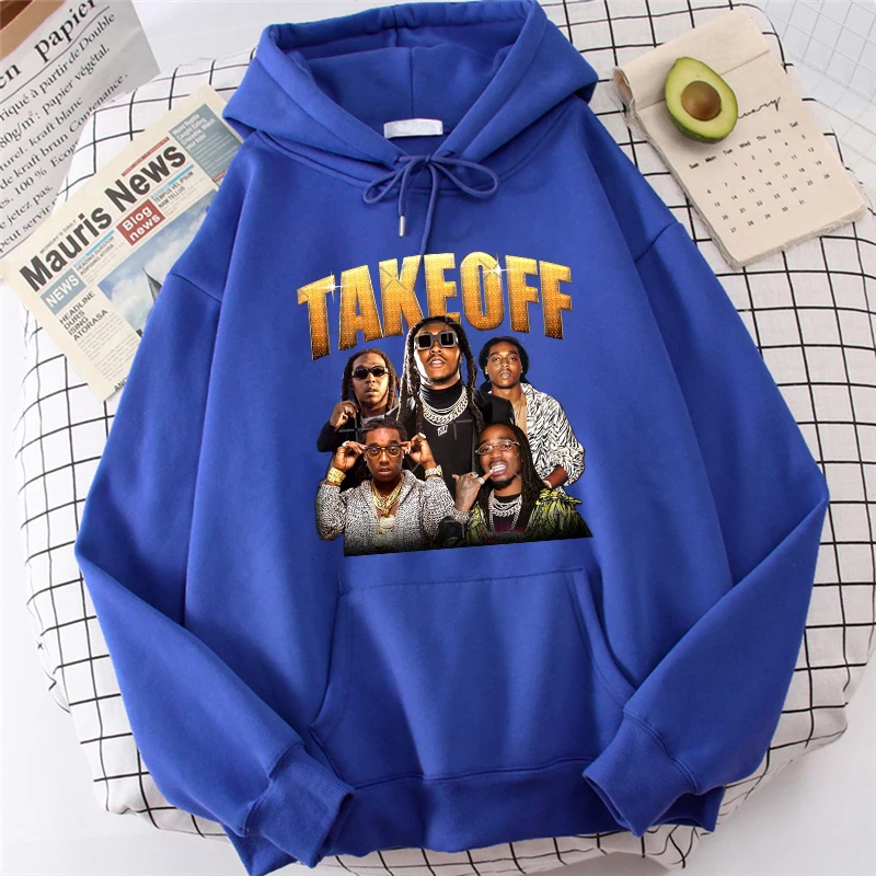 

Gone But Not Forgoten Women Hoodies Rap Music Takeoff - Rest In Peace Pullover Retro Hip-hop Gothic Men Winter Essentials Hoodie