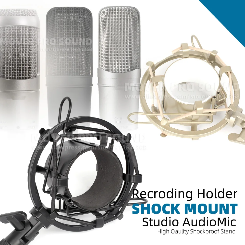 Suspension Microphone Shock Mount For Audio Technica AT3035 AT4033 AT3060  AT 3035 4033 3060 4047 Mic Stand Holder ShockMount - AliExpress