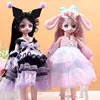 30cm New 1/6 Girl Princess Doll Set 23 Joints Movable 30cm Bjd Doll with Clothes Princess Dress Dolls Girls Birthday Gift Toys 4
