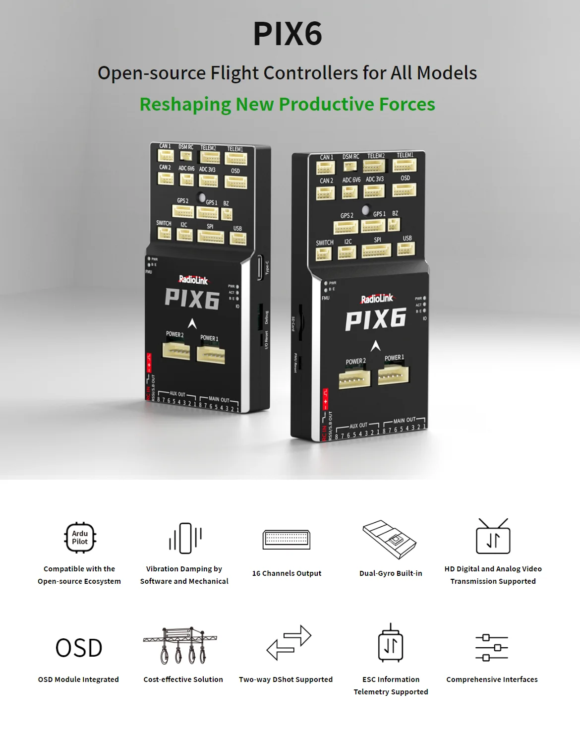 RadioLink PIX6 Flight Controller